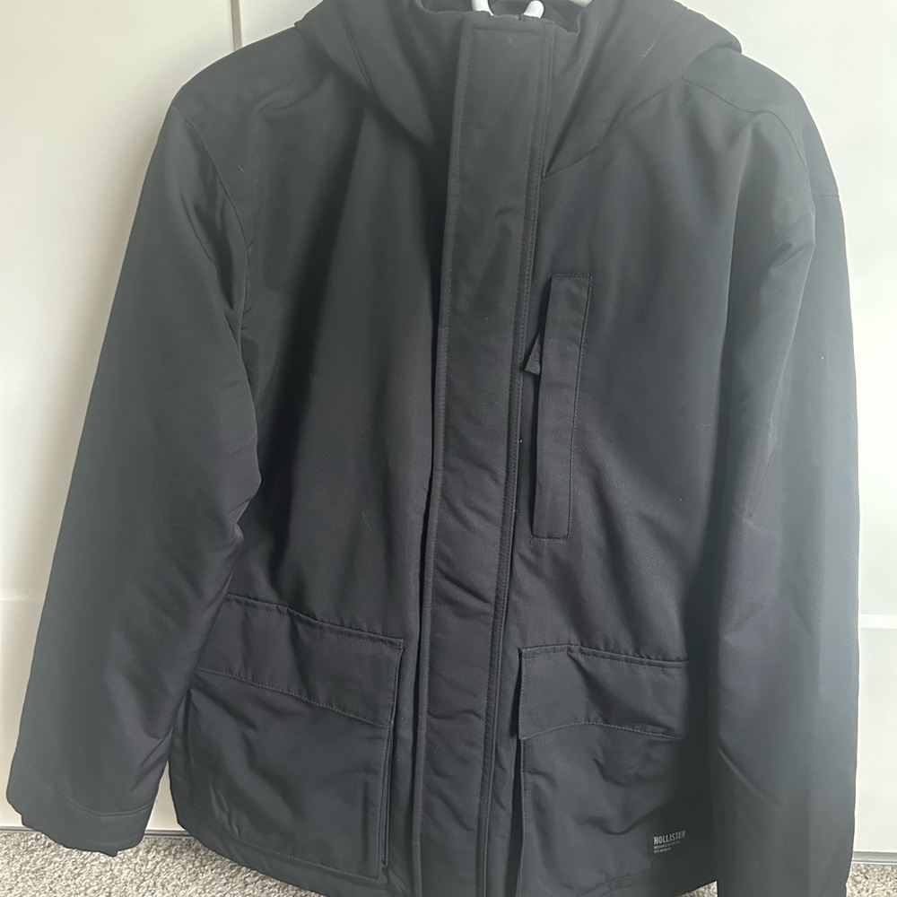Hollister Men's Black Performance Jacket